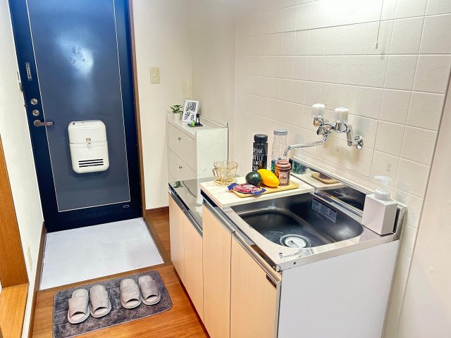 キッチン　水廻りが集約されているため家事の手間が最小限！