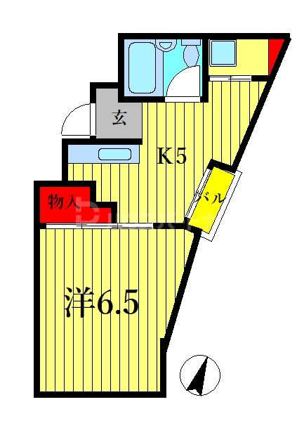 キャステーロ金町の間取り