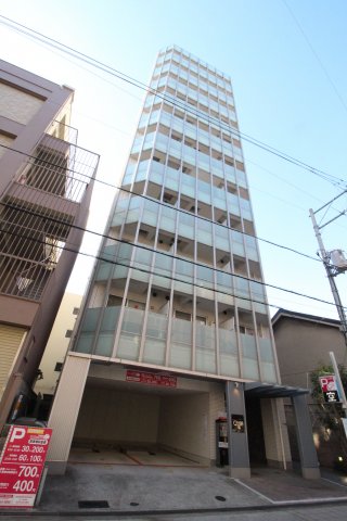 建物外観　クレイドル西田辺　１K　ペット可能