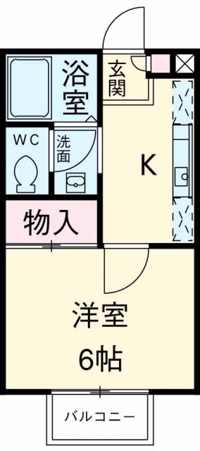 エステートＭの間取り