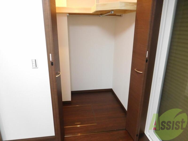 収納　ウォークインクローゼットです！