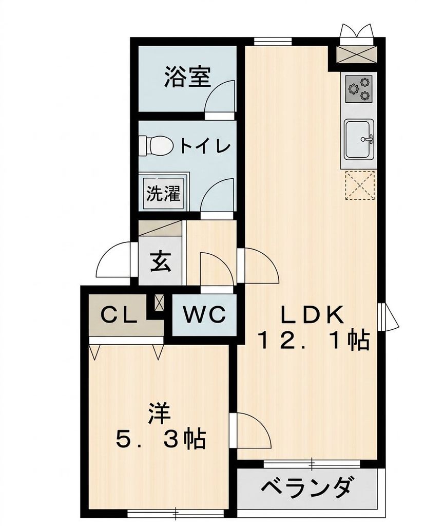 イルグランデ諸岡の間取り写真