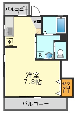 都営新宿線 篠崎駅 徒歩6分 3階建 築14年の間取り写真