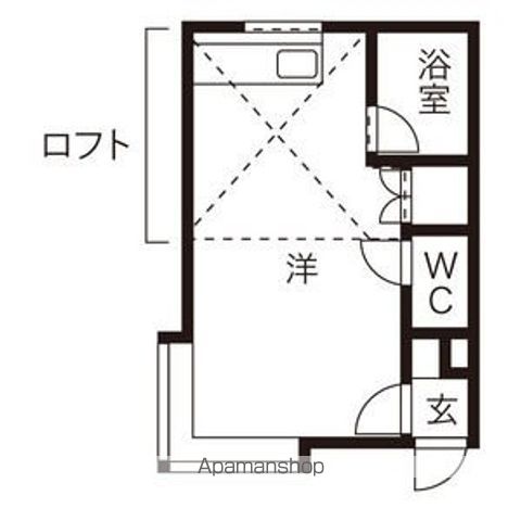 地下鉄東西線 東札幌駅 徒歩5分 3階建 築40年の間取り写真