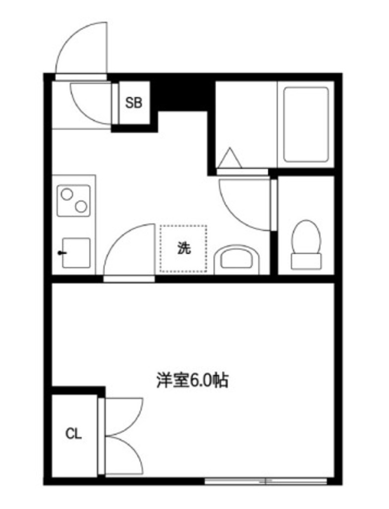 早稲田鶴巻町IMAハウスの間取り写真