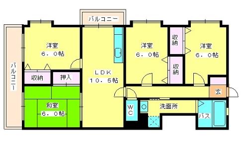 【グレイスハイム弥永の間取り】