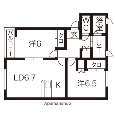 アジェンテB_間取り_0