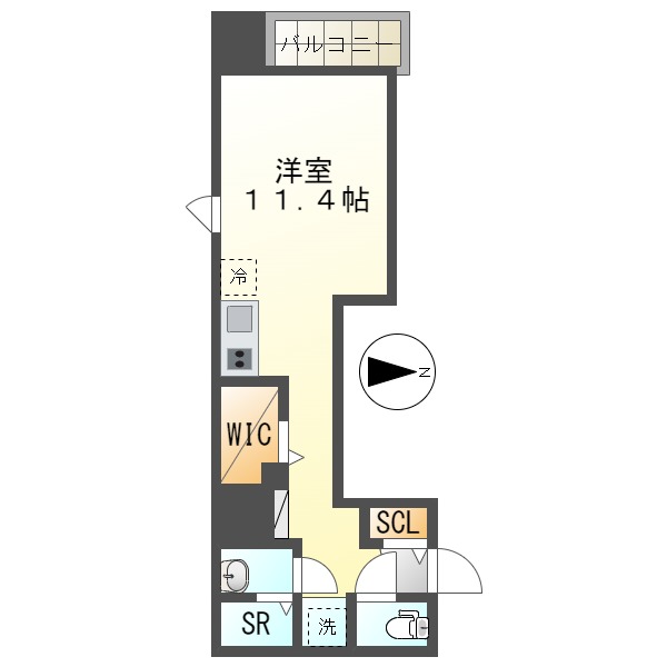 長崎市元船町のマンションの間取り