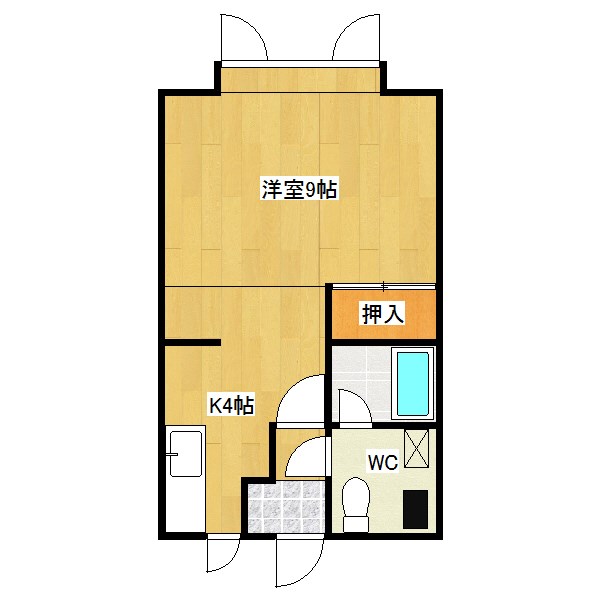 カルム高栄東の間取り