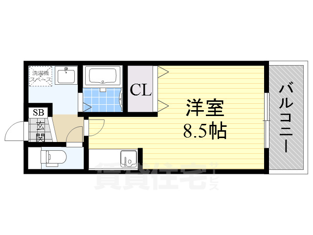 堺市堺区神石市之町のマンションの間取り