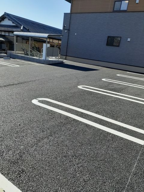 【木更津市ほたる野のアパートの駐車場】