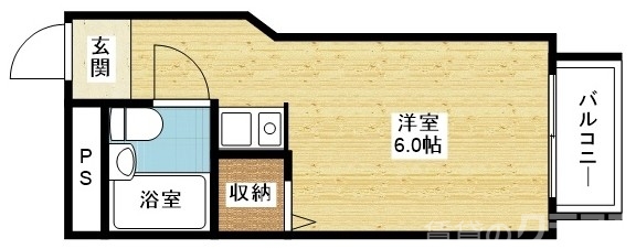 大阪市東淀川区淡路のマンションの間取り