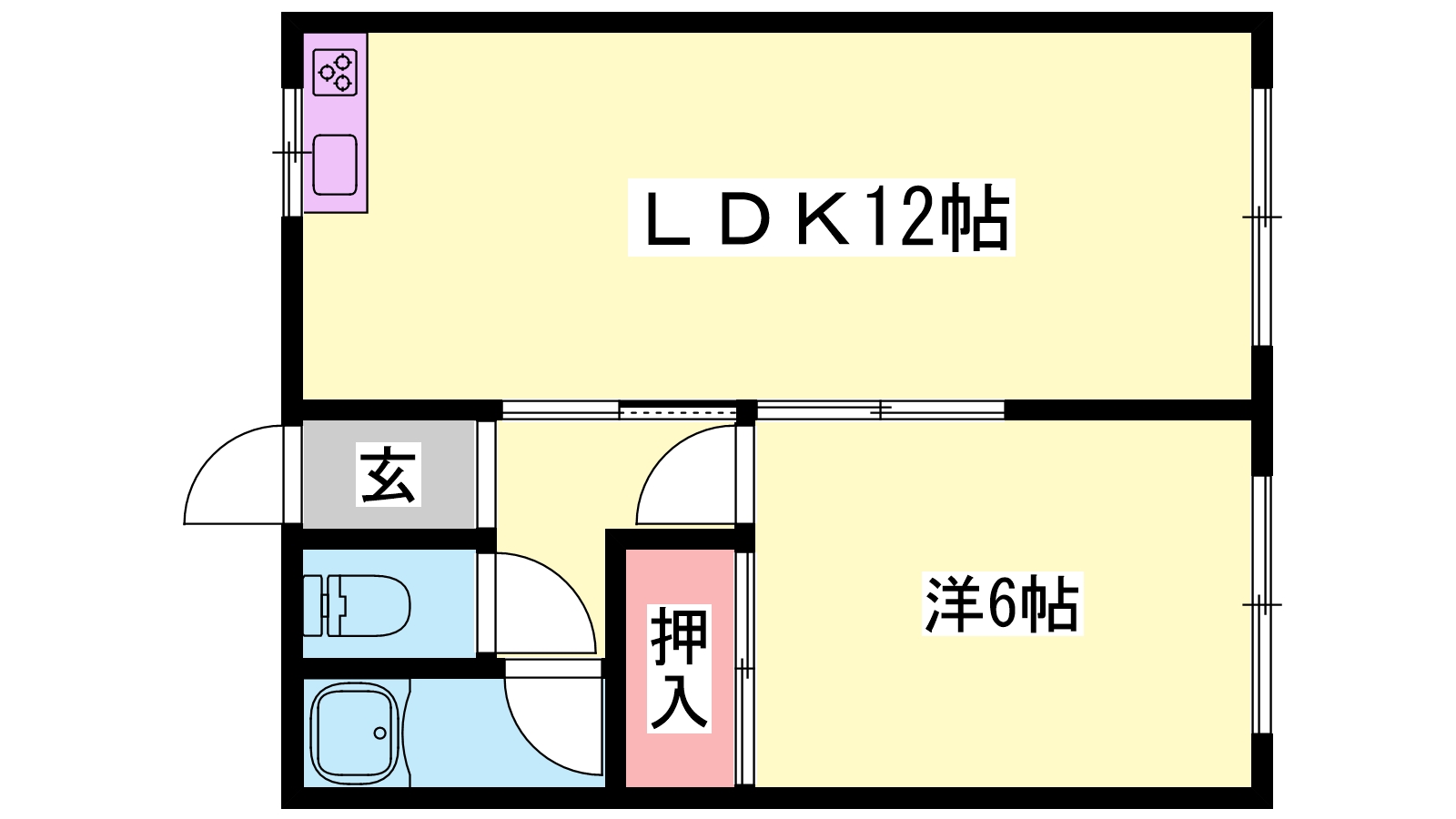 鶴乃苑の間取り