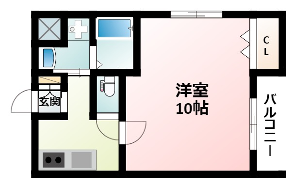 フジパレス吹田I番館の間取り