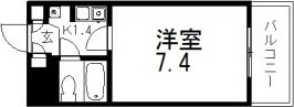 北海道札幌市中央区大通西１５（マンション）の賃貸物件の間取り