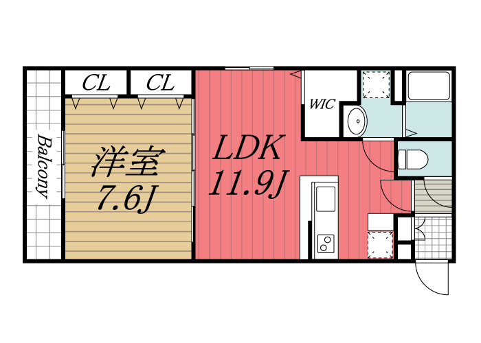 ルピナス/表町4の間取り