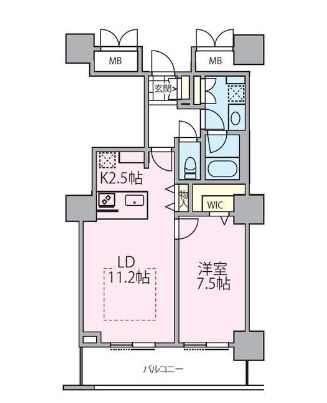 ロイヤルパークスタワー南千住の間取り