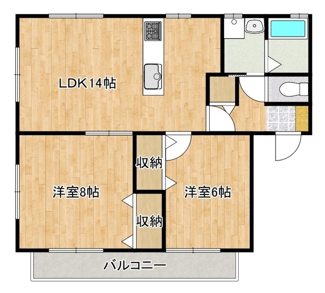 スタローンキャッスルI・IIの間取り