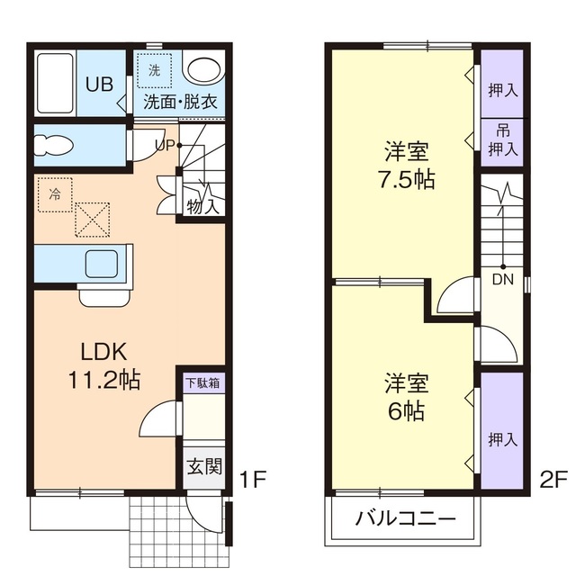 Ａｔｅｌｉｅｒ　Ｅｌｍ（アトリエ　エルム）の間取り