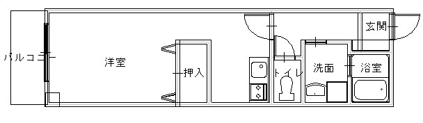 グリシーヌ浦上の間取り