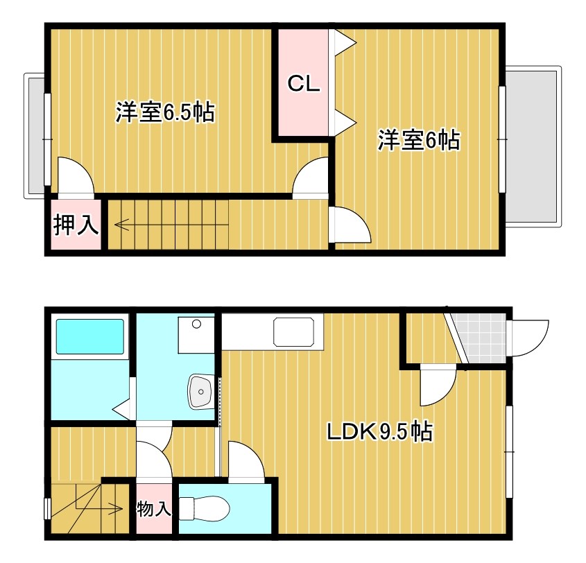 サンパレス白鳥の間取り