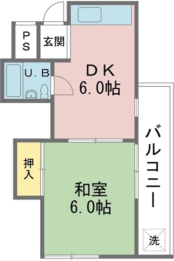 コーポ春日野の間取り