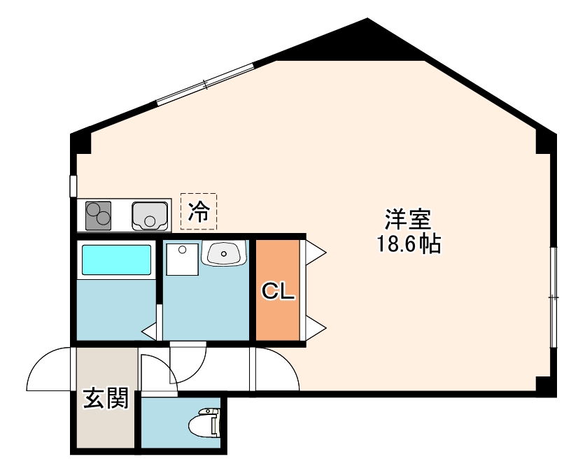 山戸マンションの間取り