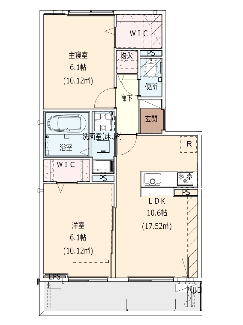 Ange Court（アンジュ コート）の間取り