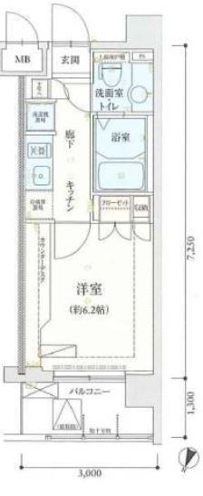 リヴシティ横濱弘明寺の間取り