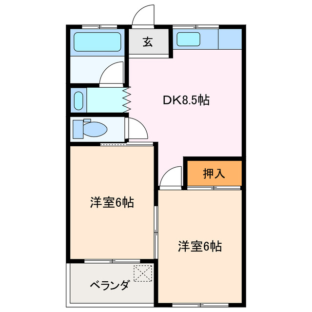 塩崎マンションの間取り