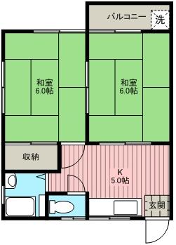 【メゾンアルプスの間取り】