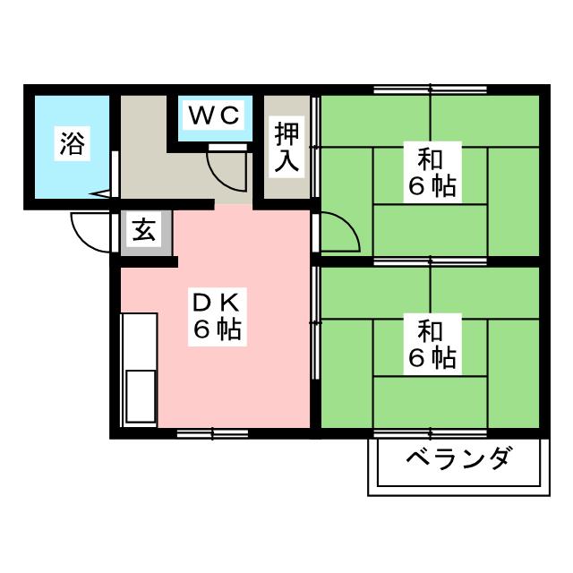 アビタシオン金城の間取り