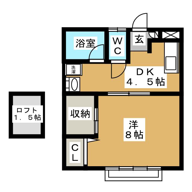 サンハウスの間取り