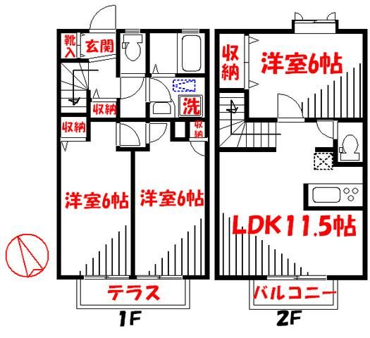 シャトレー武蔵野壱番館の間取り