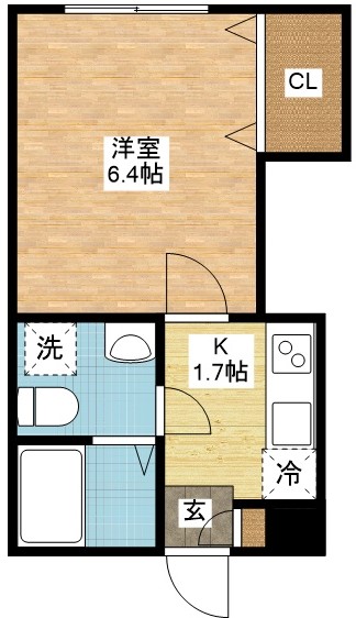 アミティ西坂の間取り