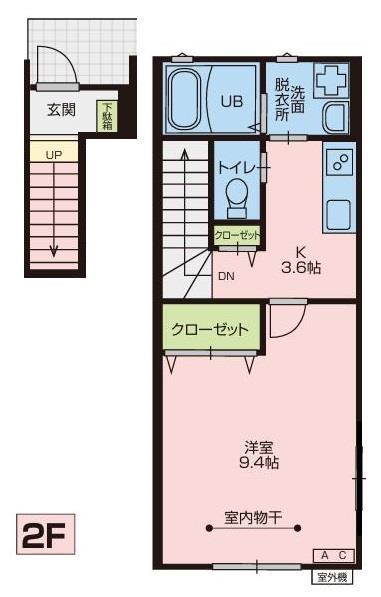 コンフォートグレイス　Ａの間取り