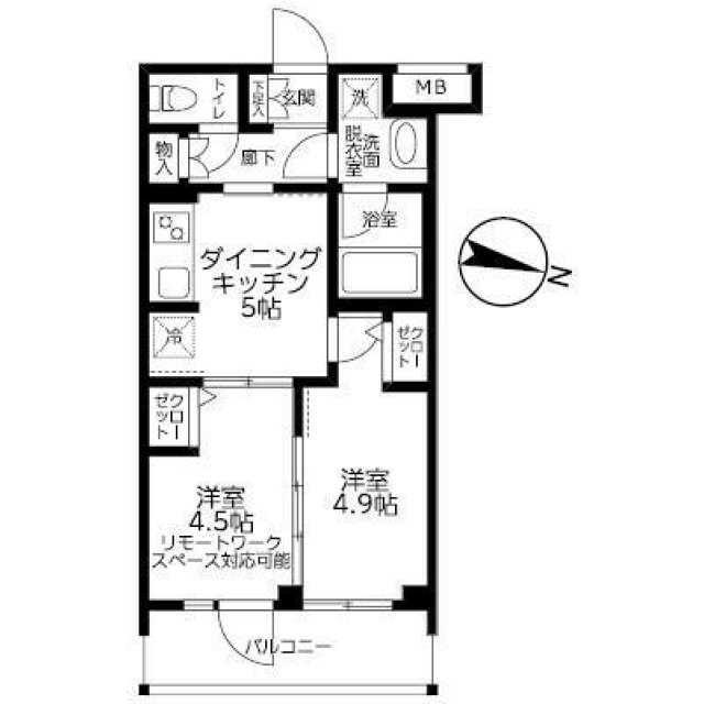 ルフレ田園調布南の間取り