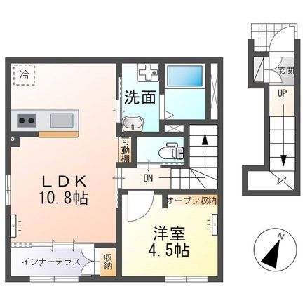 【ECRIN（エクラン）の間取り】