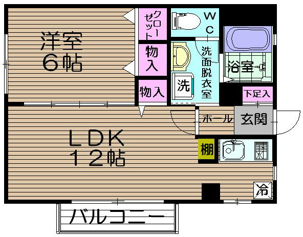 シャーメゾン湘南の間取り