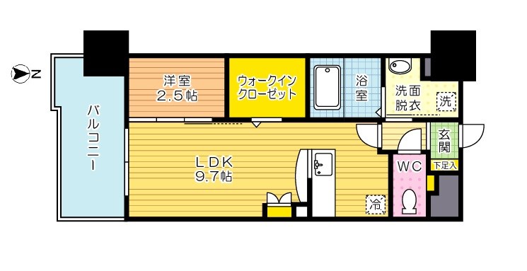 グランヒルズ三萩野の間取り