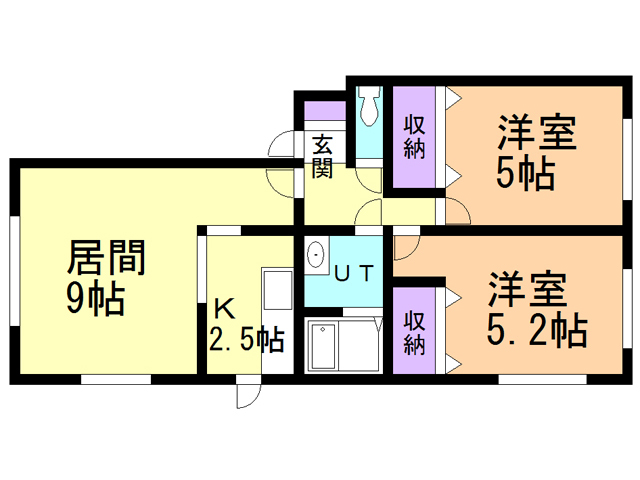 【メゾン・ド・ＫIIの間取り】