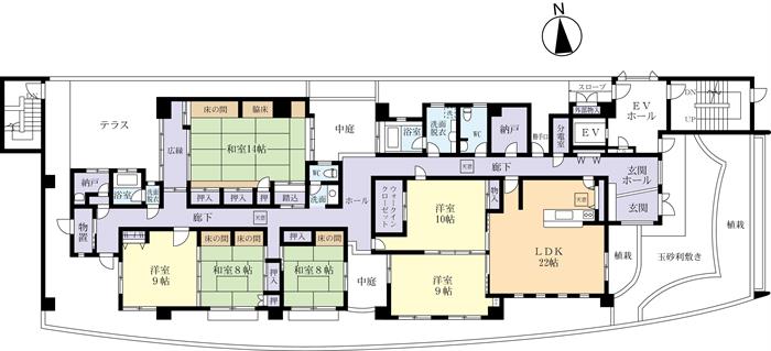 コトヴェール城南の間取り