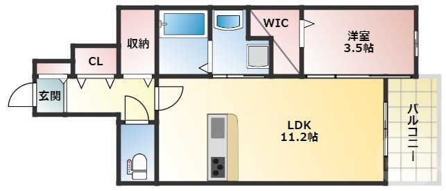 メゾン大島IVの間取り