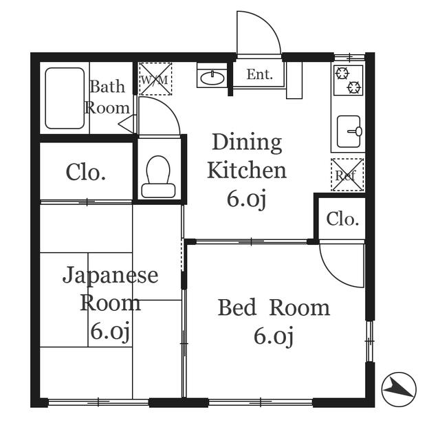 ヒルズ大崎の間取り