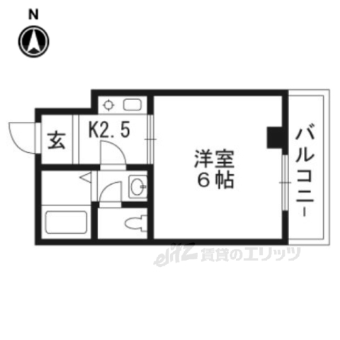 亀岡市曽我部町南条のマンションの間取り