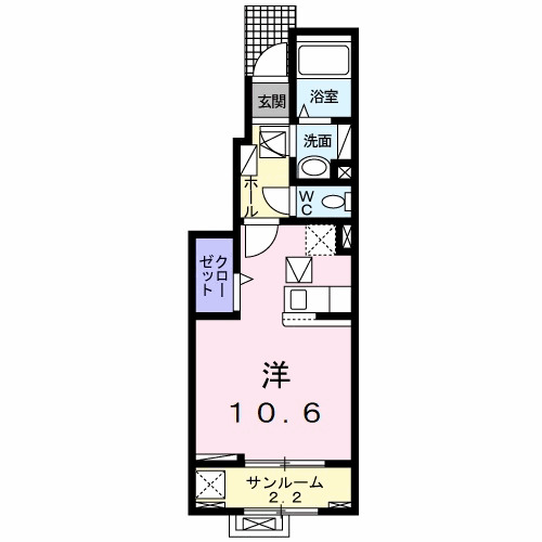 ルミエール　弥栄IIの間取り