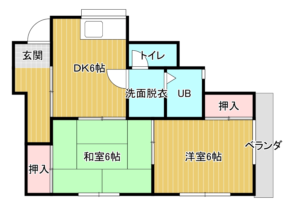 メゾンラフレの間取り