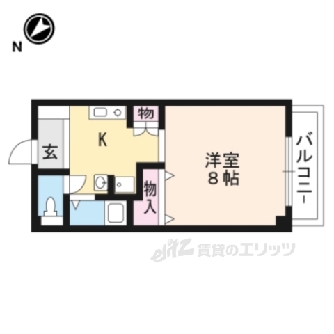 第３ハイツ高樋の間取り