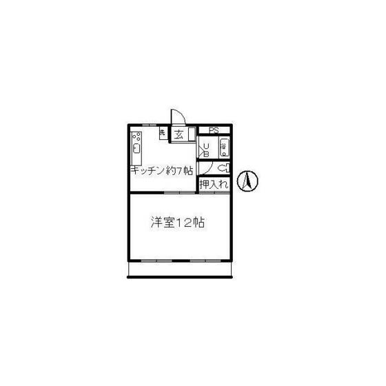 郡山市台新のマンションの間取り