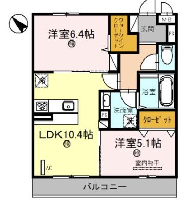 D-room五反田の間取り